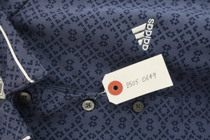 adidas(アディダス) 長袖ポロシャツ ネイビー総柄 レディース M U31448JDW009 A-2