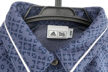 adidas(アディダス) 長袖ポロシャツ ネイビー総柄 レディース M U31448JDW009 A-3