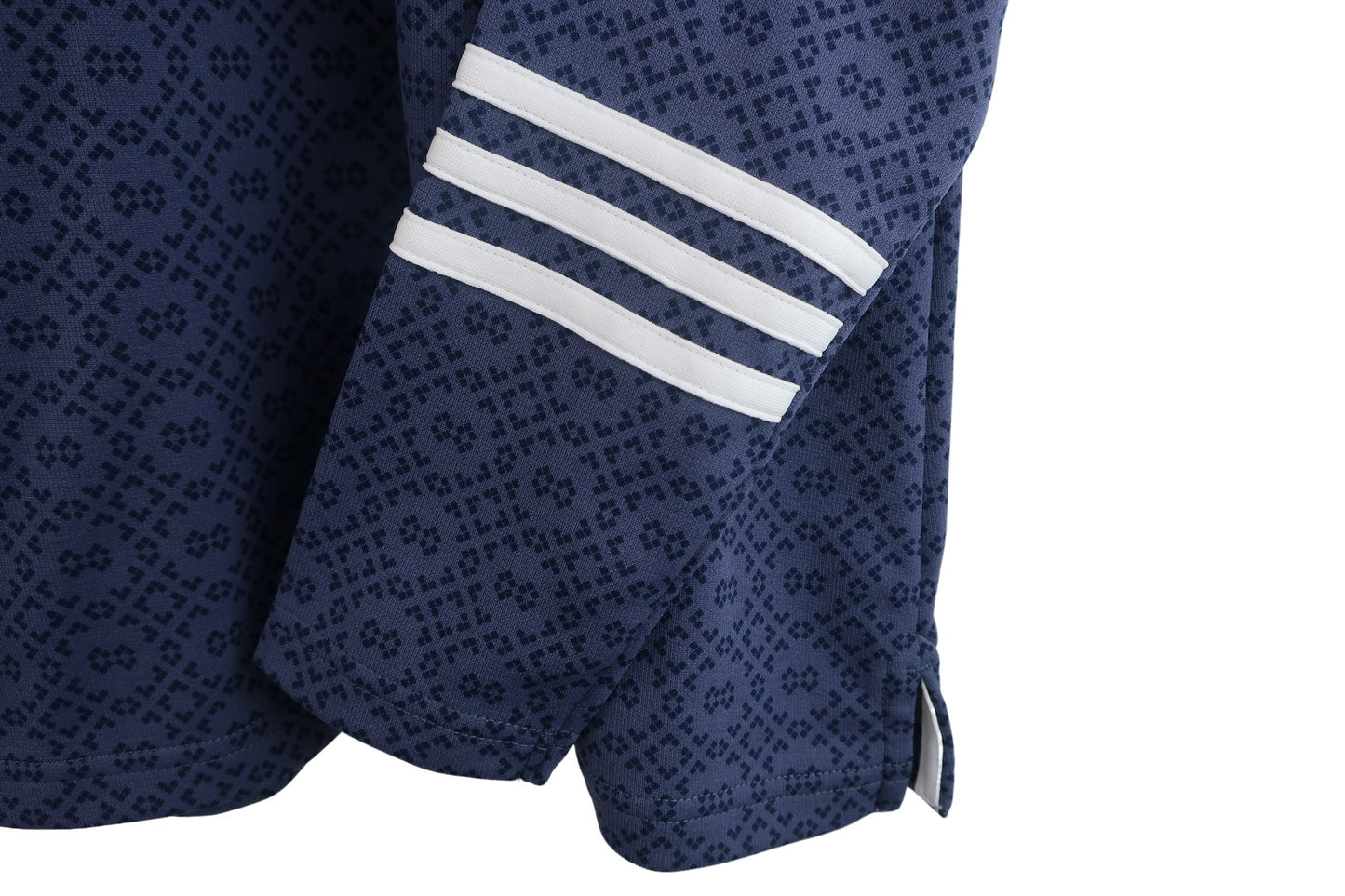 adidas(アディダス) 長袖ポロシャツ ネイビー総柄 レディース M U31448JDW009 A-4