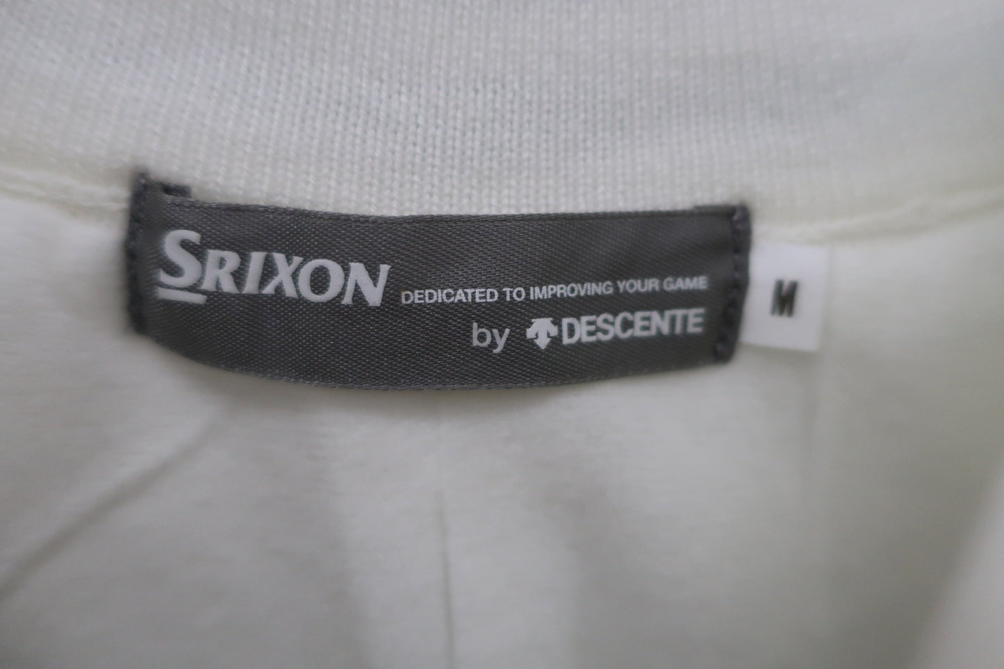 SRIXON(スリクソン) モックネックセーター 白グレーボーダー レディース M RGWOJL03 B-3