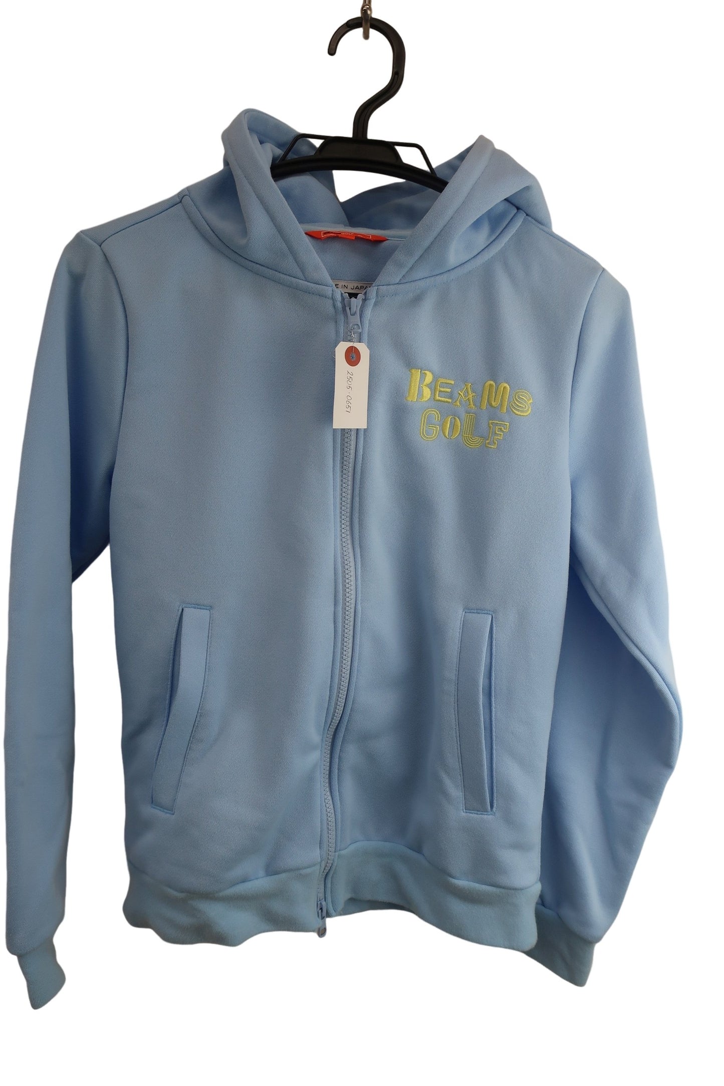 BEAMS GOLF(ビームスゴルフ) フルジップパーカー 水色 レディース M 83-13-0041-444 19S-OL211 B-1