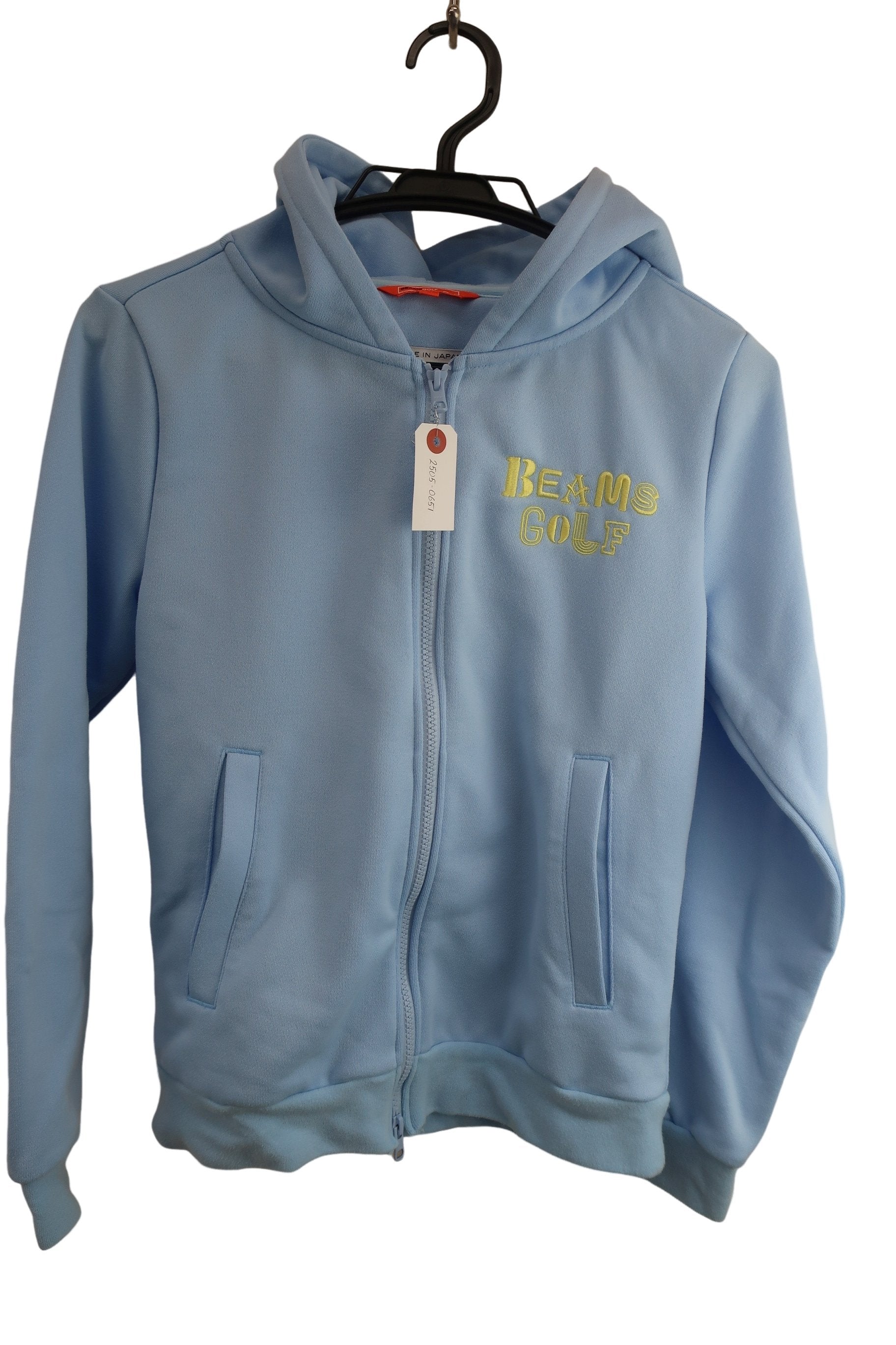 BEAMS GOLF(ビームスゴルフ) フルジップパーカー 水色 レディース M 83-13-0041-444 19S-OL211 B-1