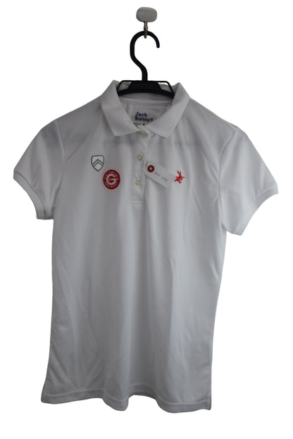 Jack Bunny(ジャックバニー) 半袖ポロシャツ 白 レディース 2 263-9260662 A-1