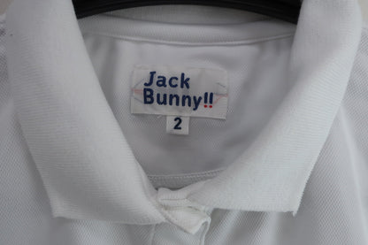 Jack Bunny(ジャックバニー) 半袖ポロシャツ 白 レディース 2 263-9260662 A-3