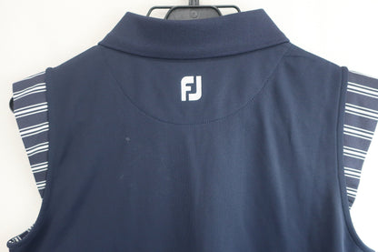 FOOTJOY(フットジョイ) ノースリーブポロシャツ ネイビー レディース L FJW-S20-S13 B-7