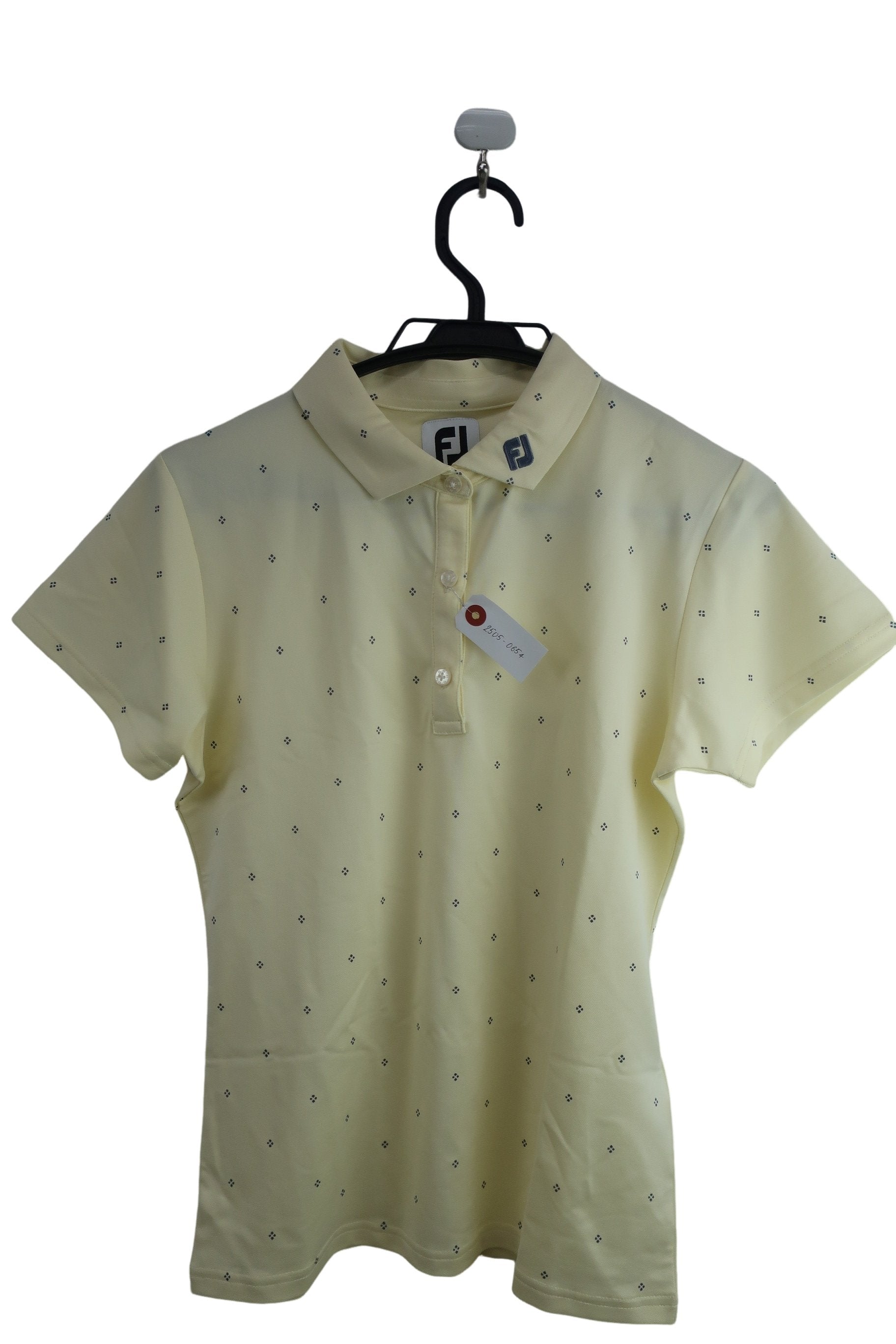 FOOTJOY(フットジョイ) 半袖ポロシャツ 黄色系クリーム レディース L FJW-S20-S03 A-1