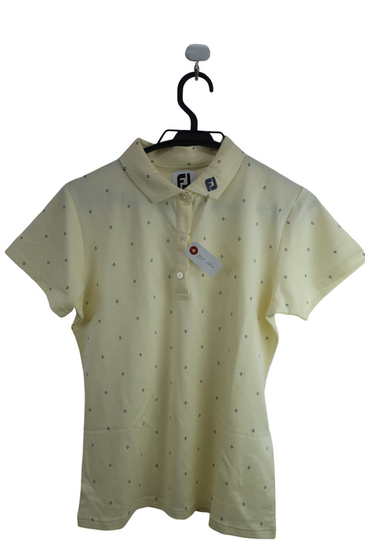 FOOTJOY(フットジョイ) 半袖ポロシャツ 黄色系クリーム レディース L FJW-S20-S03 A-1