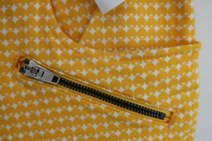 le coq sportif(ルコックスポルティフ) パンツ 黄色総柄 レディース 9 B-3