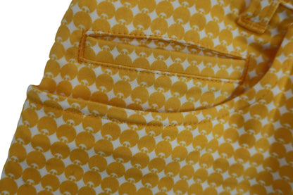 le coq sportif(ルコックスポルティフ) パンツ 黄色総柄 レディース 9 B-4