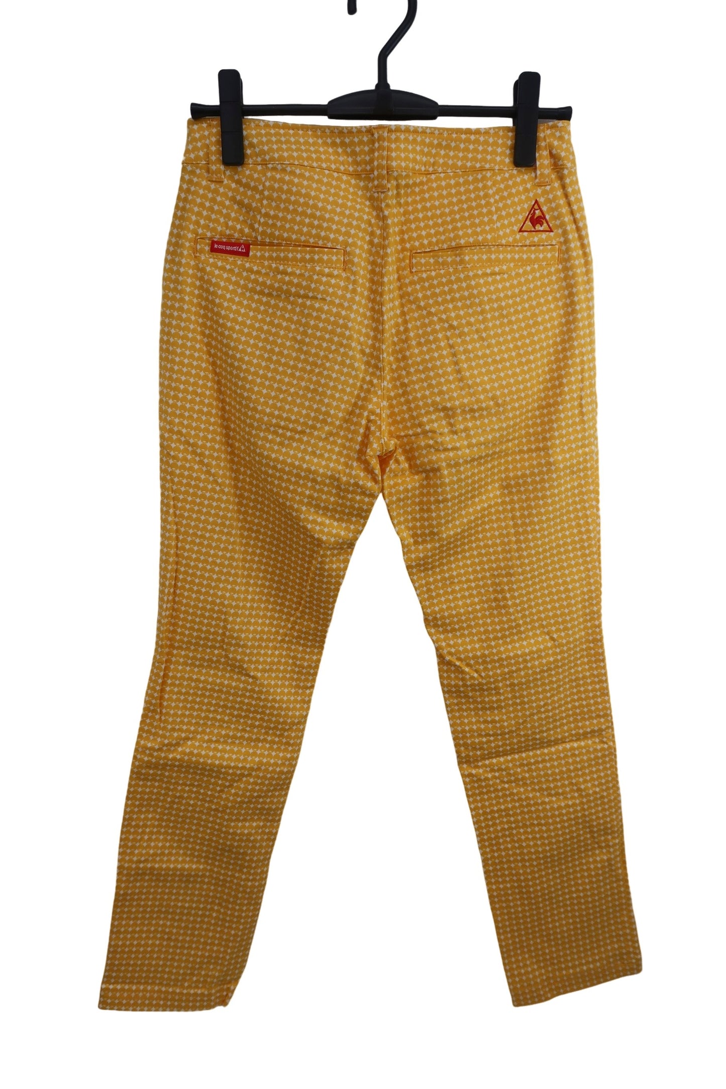 le coq sportif(ルコックスポルティフ) パンツ 黄色総柄 レディース 9 B-6