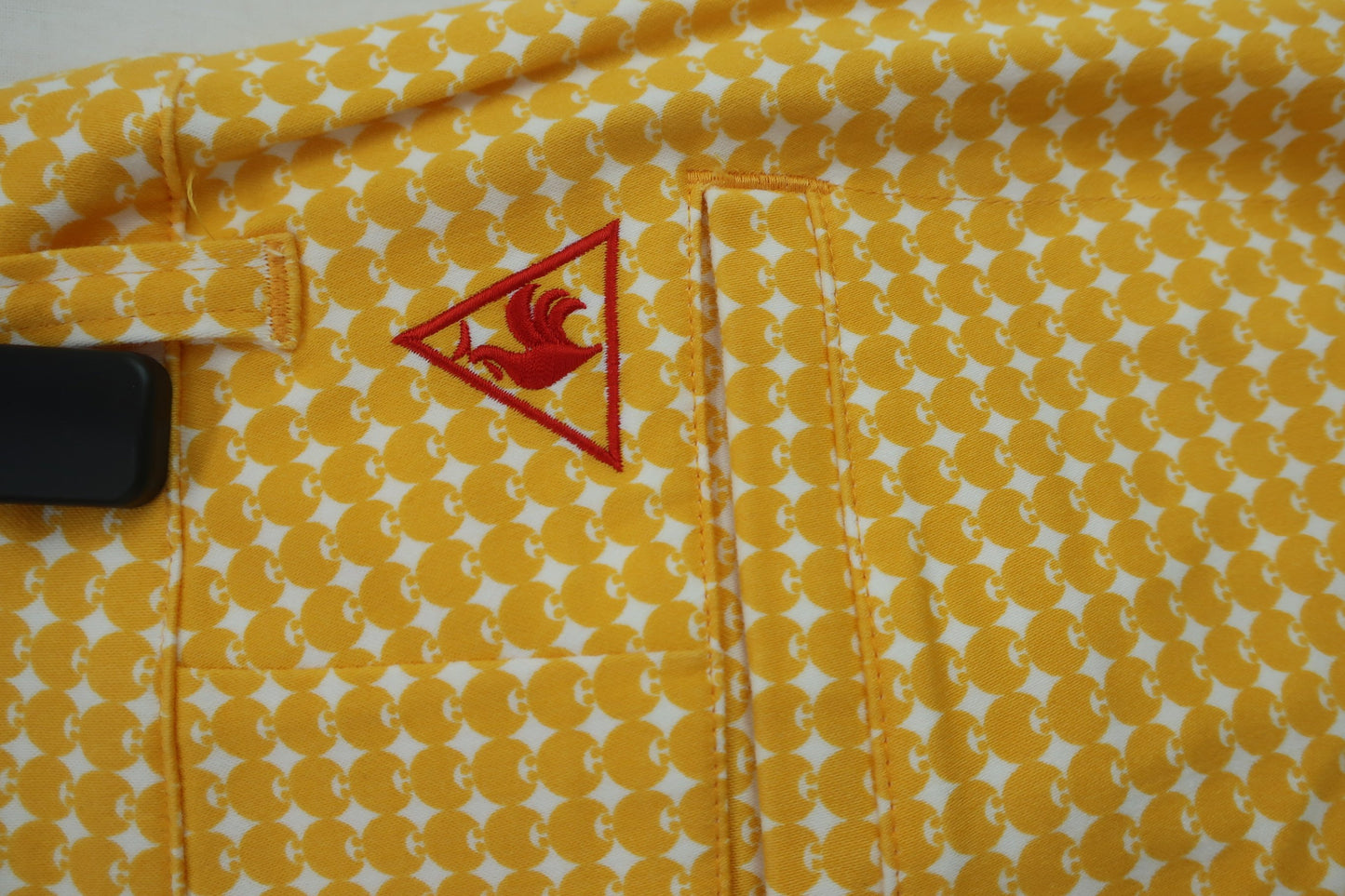 le coq sportif(ルコックスポルティフ) パンツ 黄色総柄 レディース 9 B-7