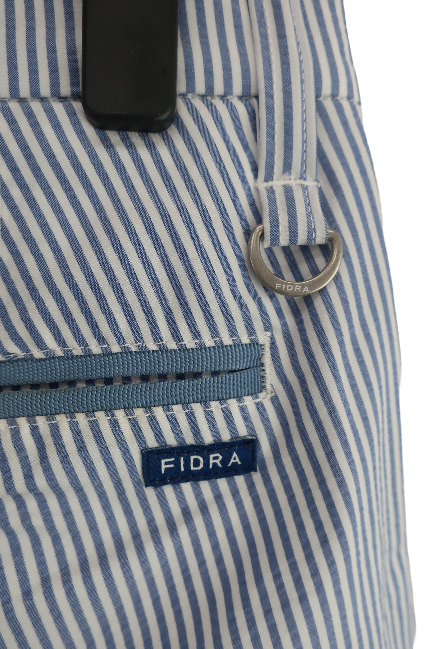FIDRA(フィドラ) パンツ 青白ストライプ レディース M A-4