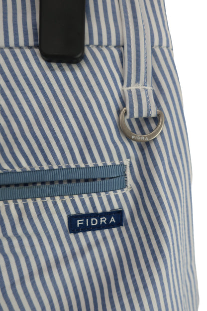 FIDRA(フィドラ) パンツ 青白ストライプ レディース M A-4