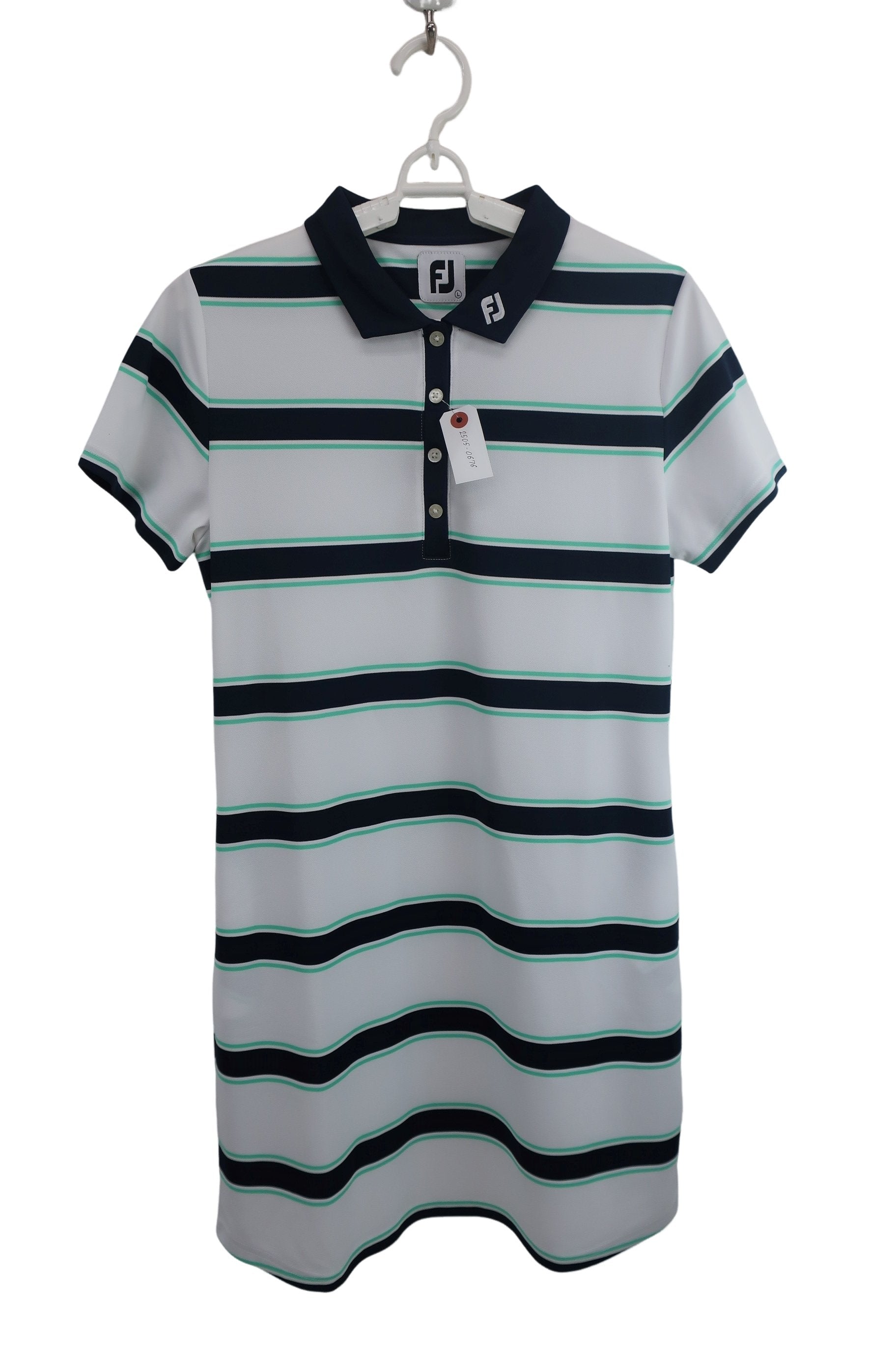 FOOTJOY(フットジョイ) ワンピース 白ネイビーボーダー レディース L A-1