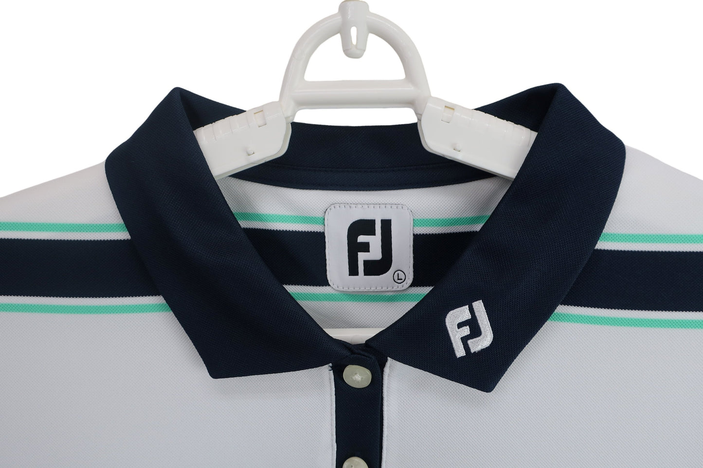 FOOTJOY(フットジョイ) ワンピース 白ネイビーボーダー レディース L A-2