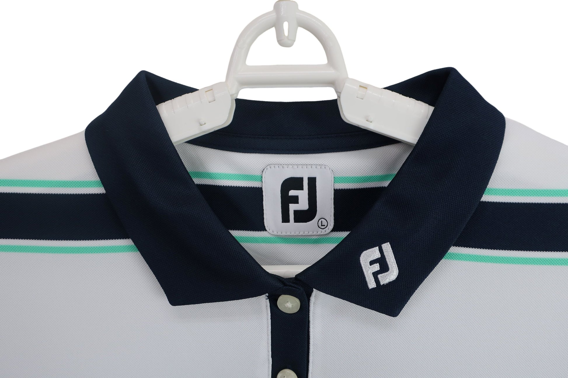 FOOTJOY(フットジョイ) ワンピース 白ネイビーボーダー レディース L A-2