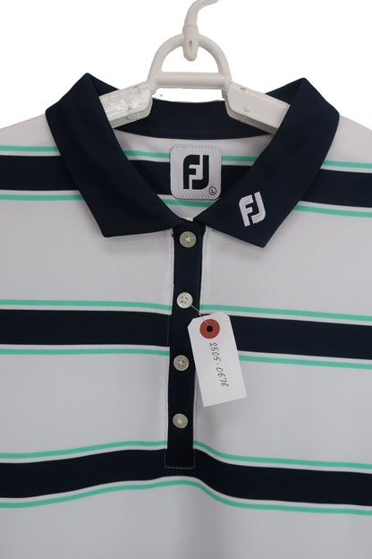 FOOTJOY(フットジョイ) ワンピース 白ネイビーボーダー レディース L A-3