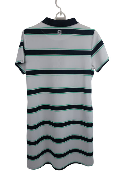 FOOTJOY(フットジョイ) ワンピース 白ネイビーボーダー レディース L A-4