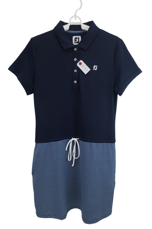 FOOTJOY(フットジョイ) ワンピース ネイビー水玉 レディース L A-1