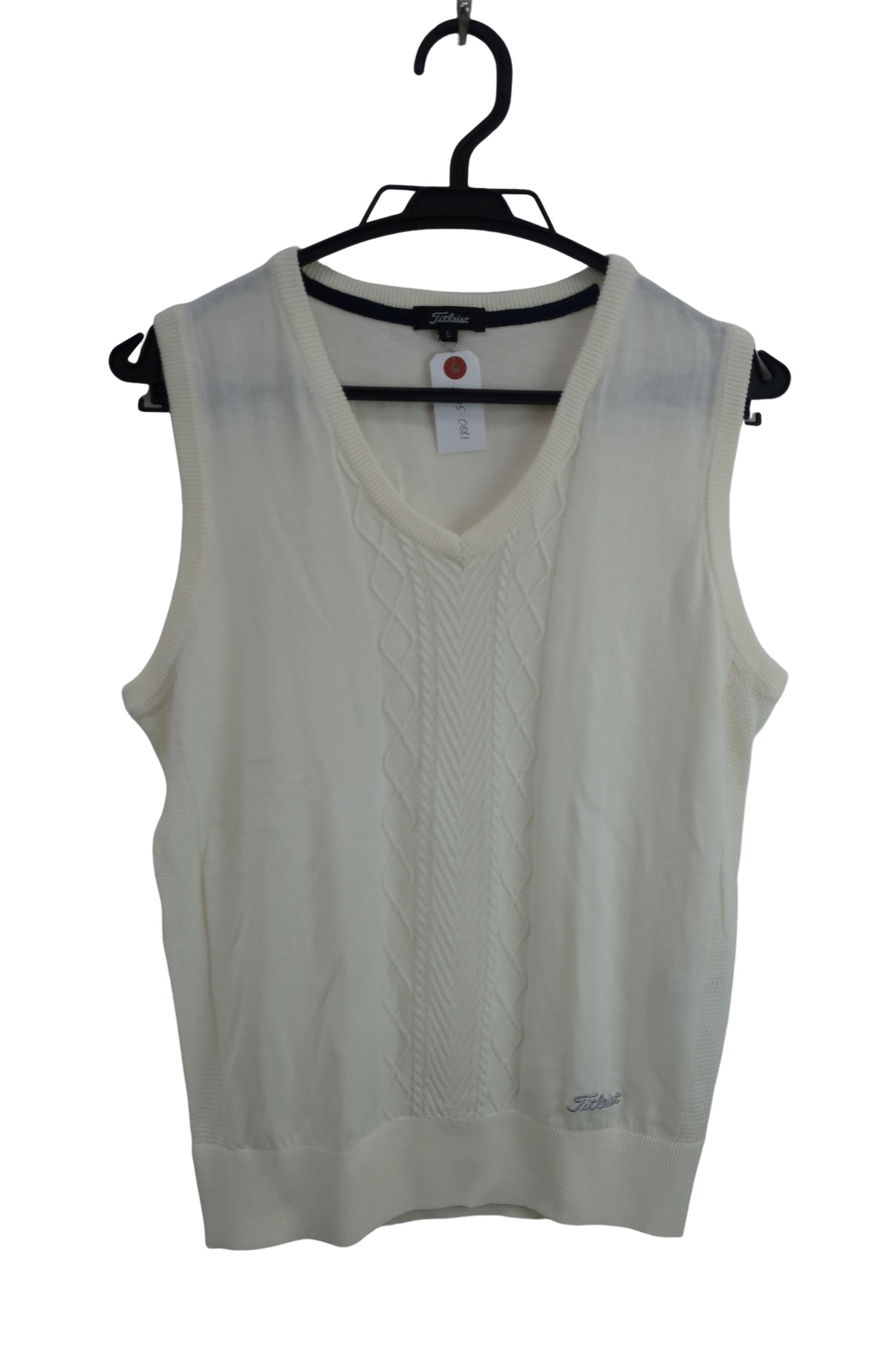 Titleist(タイトリスト) ニットベスト 白 レディース L A-1