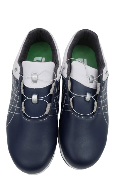 FOOTJOY(フットジョイ) ダイヤル式スパイクレスゴルフシューズ ネイビー白 レディース 24.5cm 56206J S-2