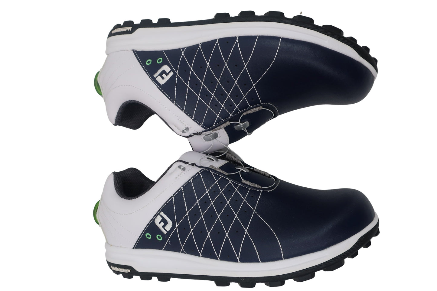FOOTJOY(フットジョイ) ダイヤル式スパイクレスゴルフシューズ ネイビー白 レディース 24.5cm 56206J S-4
