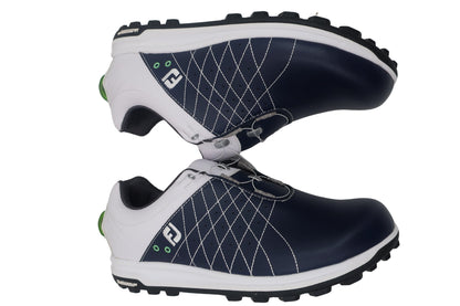 FOOTJOY(フットジョイ) ダイヤル式スパイクレスゴルフシューズ ネイビー白 レディース 24.5cm 56206J S-4