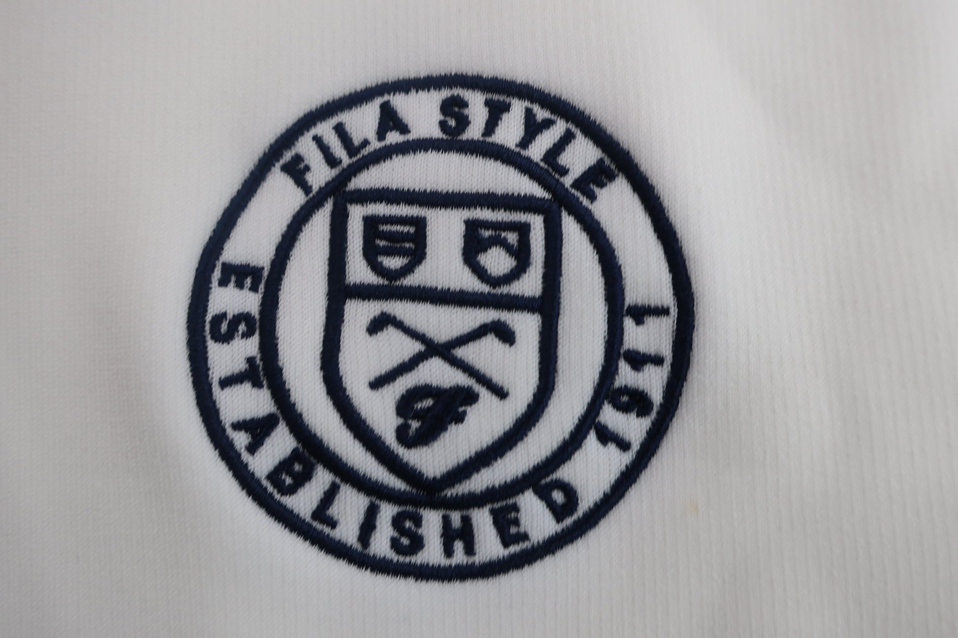 FILA GOLF(フィラゴルフ) 裏起毛モックネックシャツ 白 レディース L EN4JL515H A-2