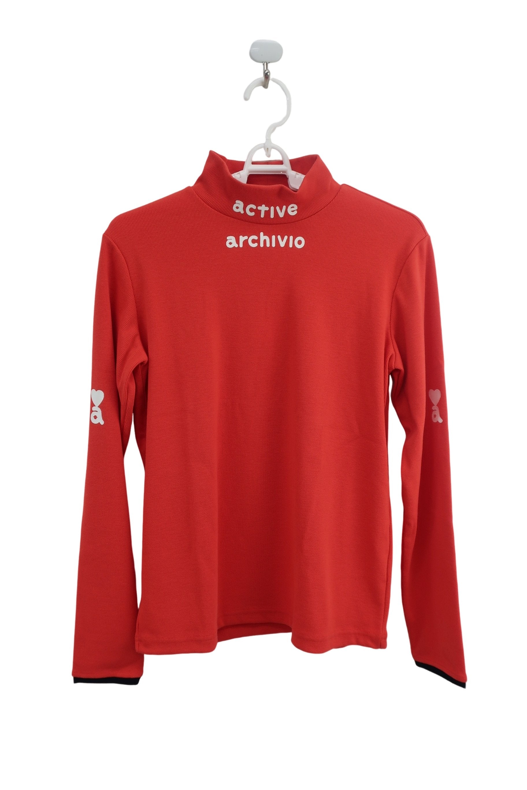 archivio(アルチビオ) モックネックシャツ 茜色 レディース 38 A119802 N-1