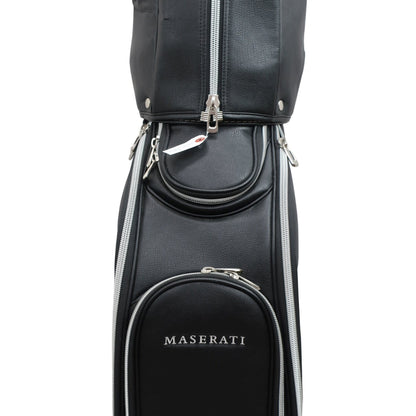 MASERATI(マセラティ) キャディバッグ 黒 9.5型 5分割 47インチ対応 4.8kg S