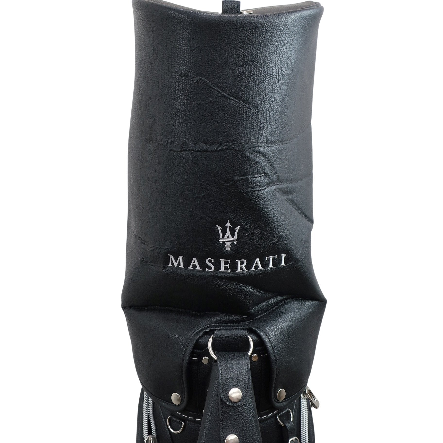 MASERATI(マセラティ) キャディバッグ 黒 9.5型 5分割 47インチ対応 4.8kg S