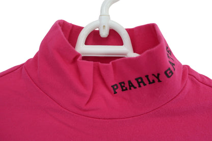PEARLY GATES(パーリーゲイツ) ハイネックシャツ ピンク レディース 1 055-7266802 A-3