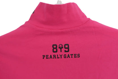 PEARLY GATES(パーリーゲイツ) ハイネックシャツ ピンク レディース 1 055-7266802 A-5