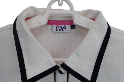 FILA GOLF(フィラゴルフ) ポロシャツ 白 レディース LL A-3