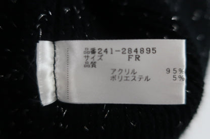 Callaway(キャロウェイ) ニット帽&サンバイザーセット 黒ラメ レディース フリーサイズ A-10