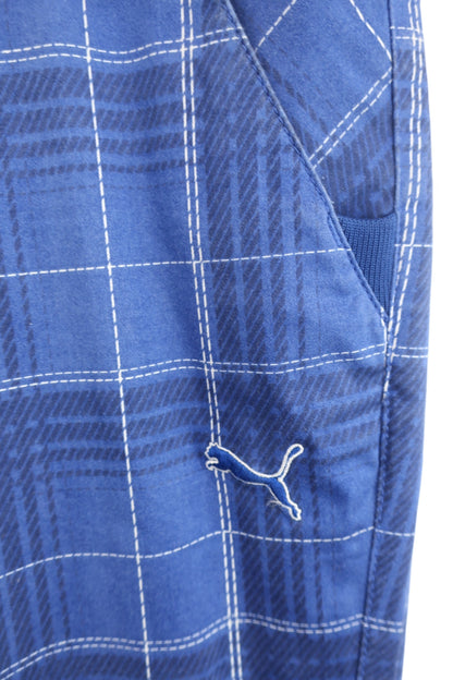 PUMA GOLF(プーマゴルフ) パンツ 青チェック メンズ 82 901514 B-2