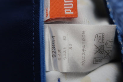 PUMA GOLF(プーマゴルフ) パンツ 青ネイビーチェック メンズ 82 923054 A-7