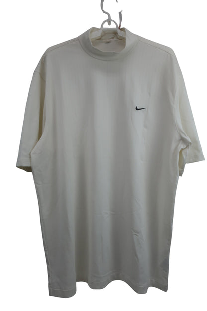 NIKE GOLF(ナイキゴルフ) 半袖モックネックシャツ 白 メンズ XL B-1