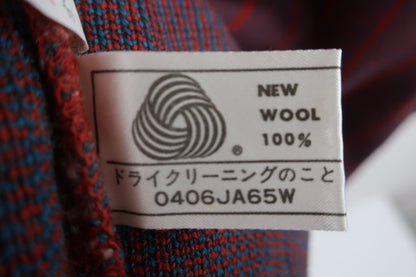 DiFINi セーター 茶色・ターコイズブルー総柄 メンズ LL A-4