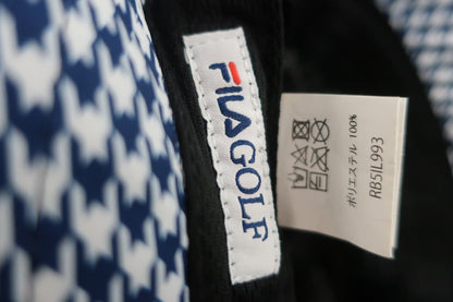 FILA GOLF(フィラゴルフ) ハット ネイビー白千鳥柄 レディース フリーサイズ A-9