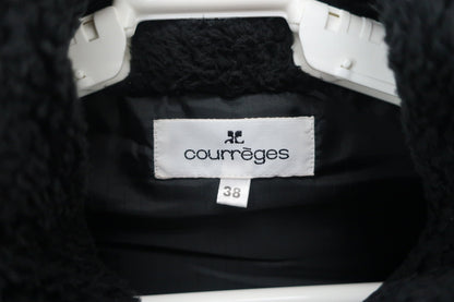 courreges(クレージュ) ボアベスト 黒 レディース 38 B-2