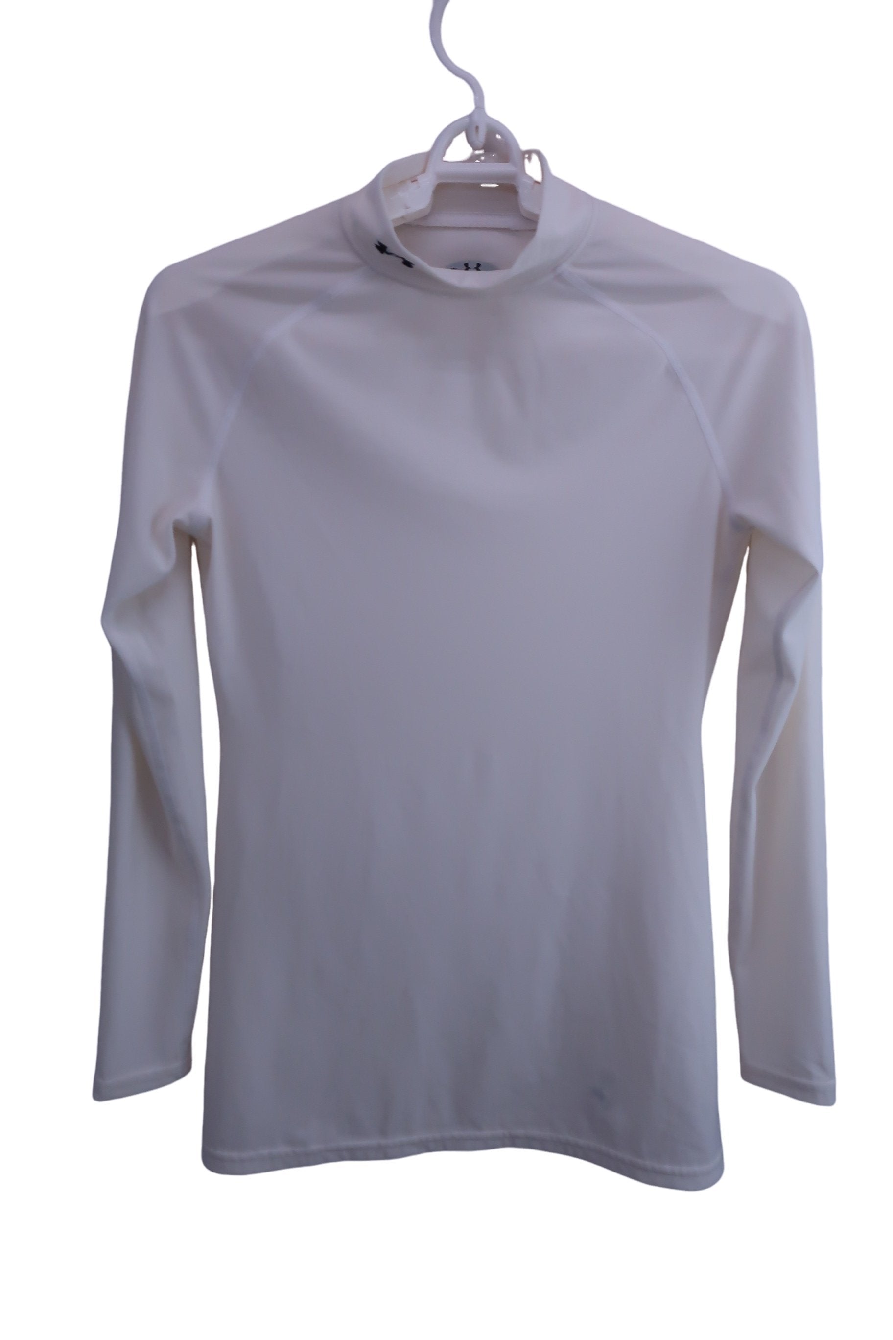 UNDER ARMOUR(アンダーアーマー) 長袖モックネックシャツ 白 レディース M B-1