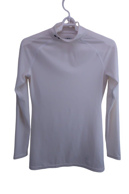 UNDER ARMOUR(アンダーアーマー) 長袖モックネックシャツ 白 レディース M B-1