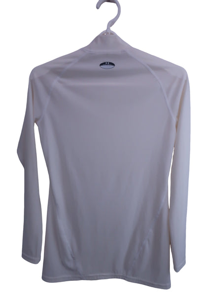 UNDER ARMOUR(アンダーアーマー) 長袖モックネックシャツ 白 レディース M B-6