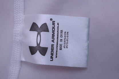 UNDER ARMOUR(アンダーアーマー) 長袖モックネックシャツ 白 レディース M B-8