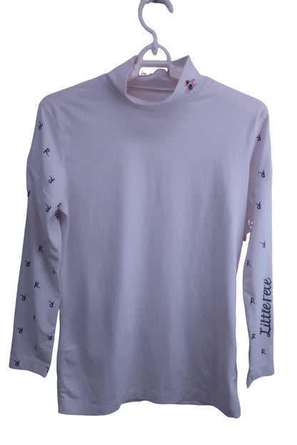Munsingwear(マンシングウェア) 長袖モックネックシャツ 白 レディース L B-1