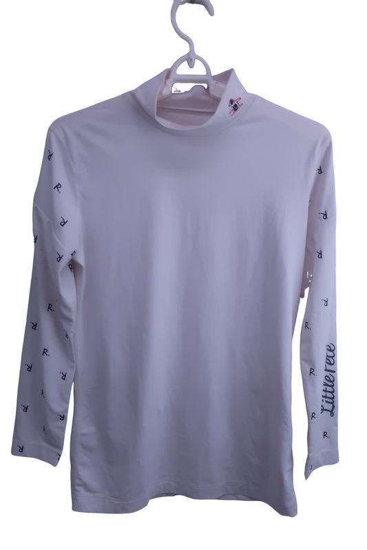 Munsingwear(マンシングウェア) 長袖モックネックシャツ 白 レディース L B-1