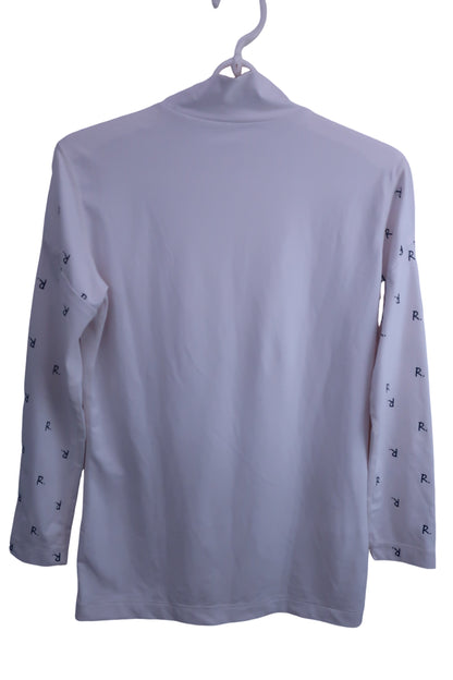 Munsingwear(マンシングウェア) 長袖モックネックシャツ 白 レディース L B-4