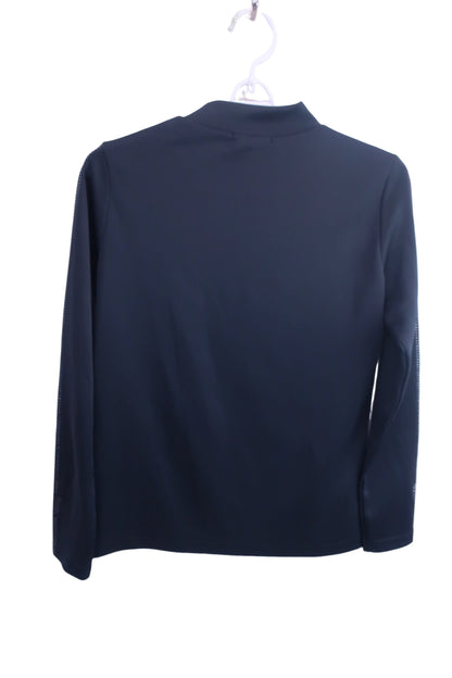 BERA Jr. GOLF(ベラジュニアゴルフ) 長袖モックネックシャツ 黒 レディース M B-5