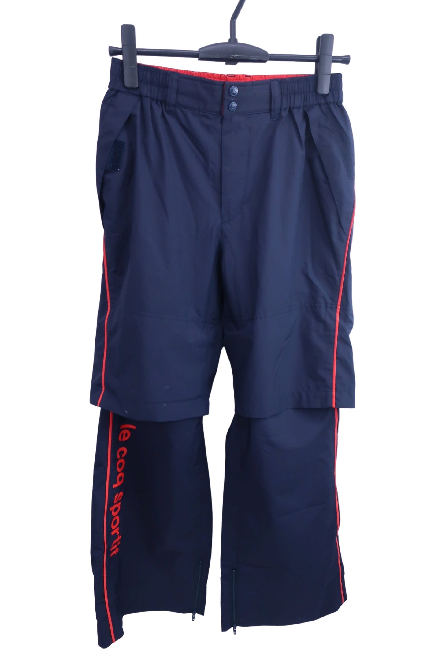 le coq sportif(ルコックスポルティフ) ウィンドブレーカー上下セット 白ネイビー レディース M C-5